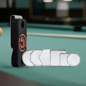 Magnetic Chalk Holder Belt Clip Pool Cue Accessory